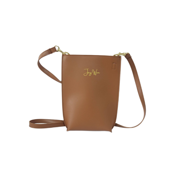 Kleine Umhängetasche aus Leder, Mikrotasche, Minitasche mit Lederriemen